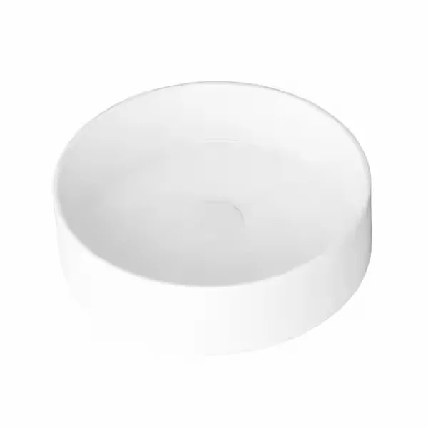 Round White Ceramic Vessel Sink