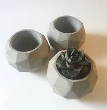 Geometric Concrete Planter
