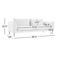 Gus* Modern Renfrew Modern Upholstered Sofa