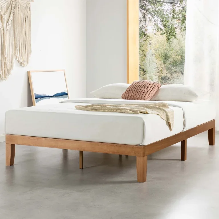 Mellow Naturalista Minimalist Wooden Platform Bed