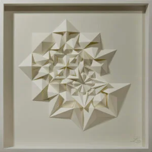 Tetretude Geometric Framed 3D Paper Art
