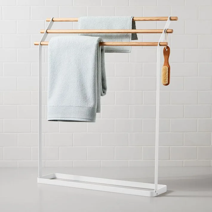 Yamazaki Minimalist Freestanding Towel Rack