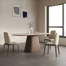 Contemporary Oval Dining Table