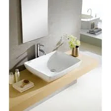 Fine Fixtures Modern Rectangular Ceramic Vessel Sink