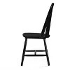 Rivera Black Wood Spindle Back Chair