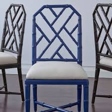 Jardin Blue Painted Wood Dining Chair