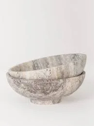 Gray Marble Decorative Bowl