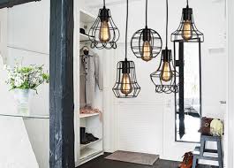 Industrial Wire Cage Pendant Light