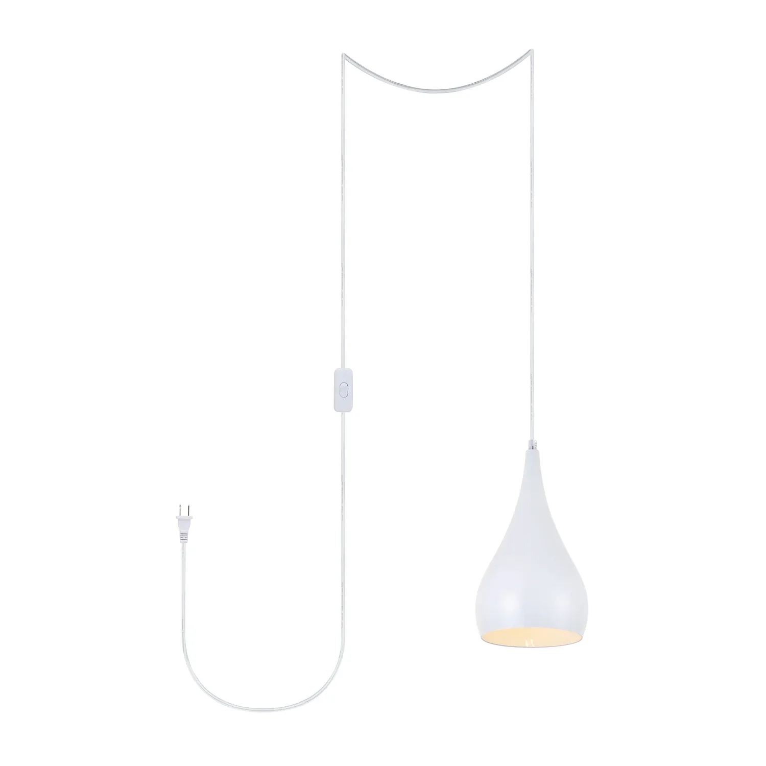 Nora White Pendant Light