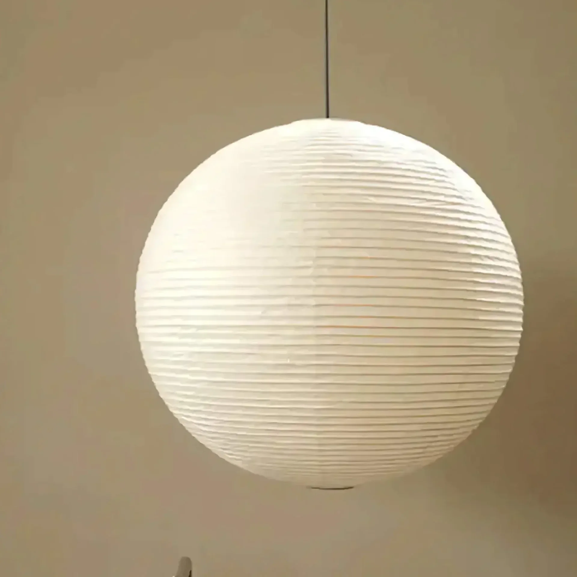 Round Paper Lantern Pendant Light