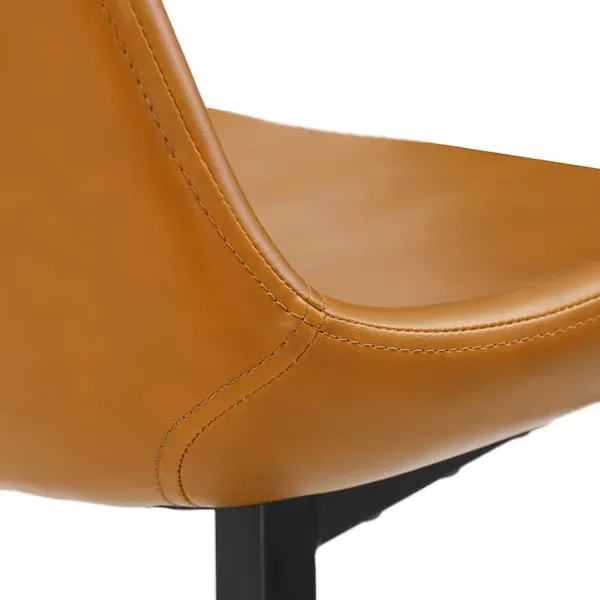 Brown Leather Bar Stool