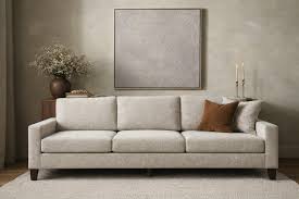 Madison Modern Beige Fabric Sofa