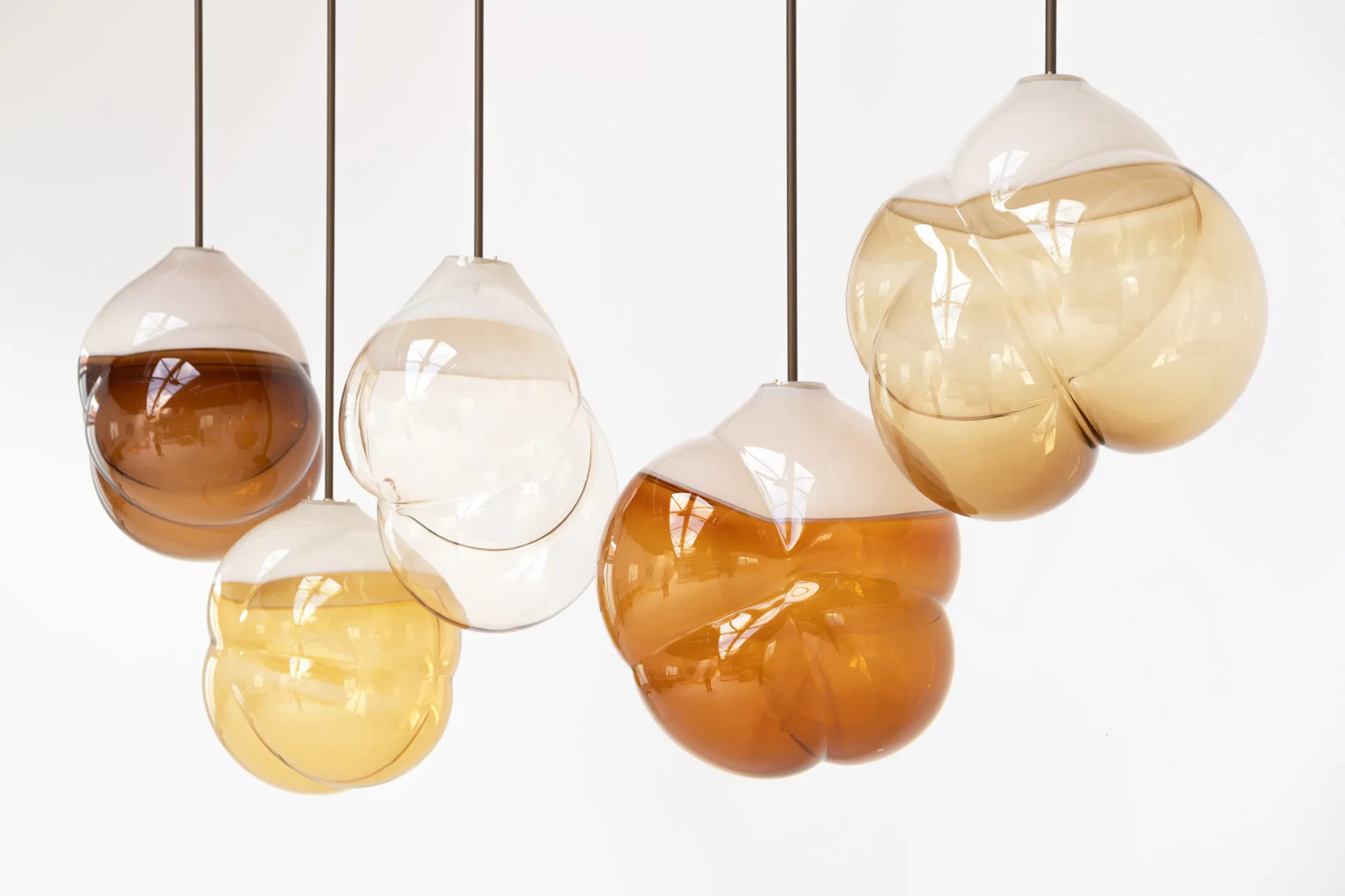 Organic Glass Pendant Light
