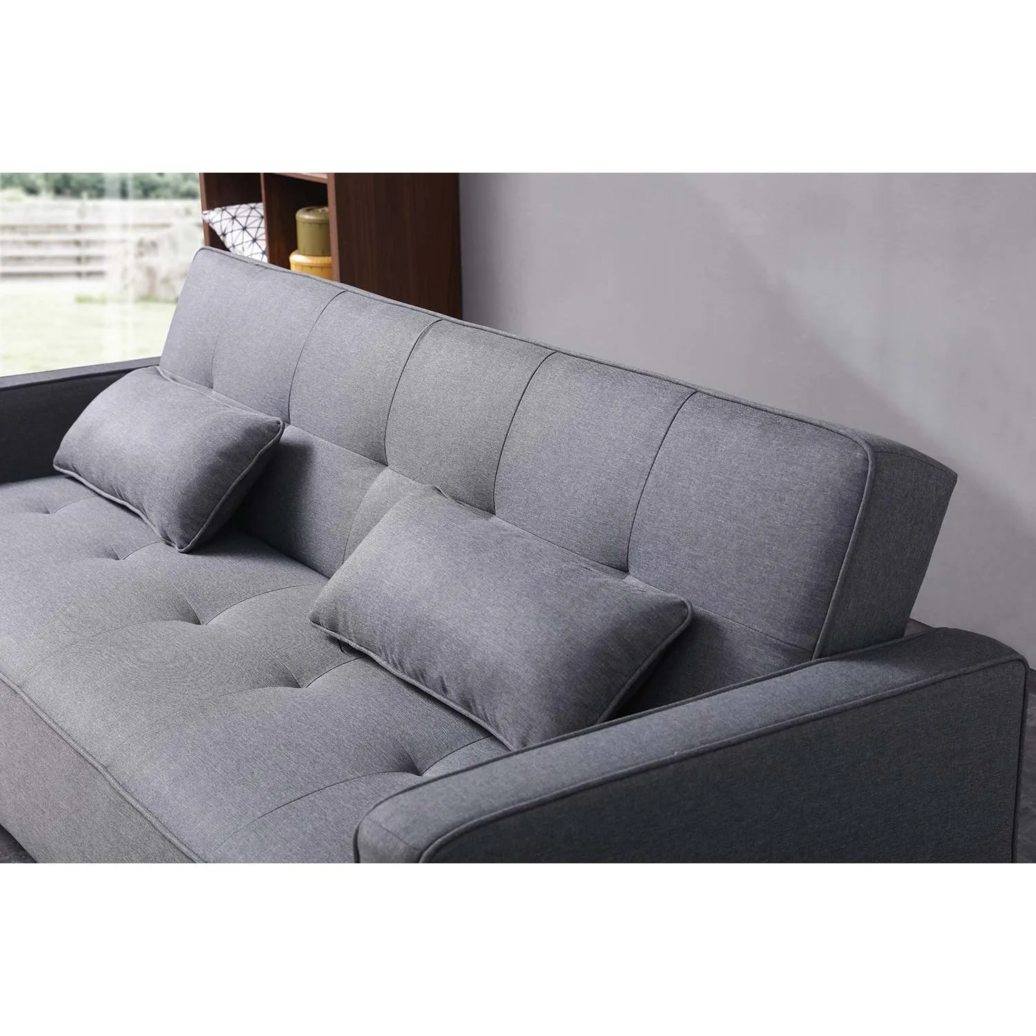 Modern Tufted Fabric Sofa