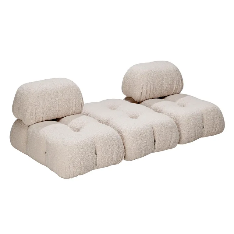Camaleonda White Boucle Modular Sofa