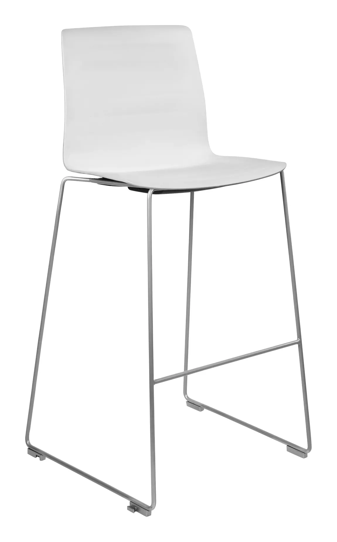 White Modern Bar Stool