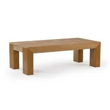 Modern Rectangular Wood Coffee Table