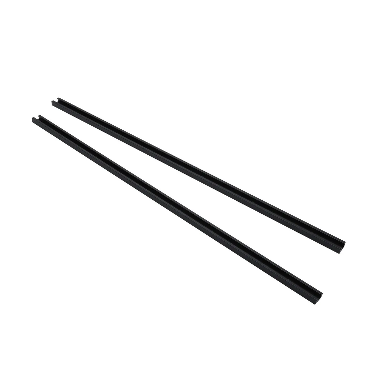T-Track Black Aluminum Track Rail