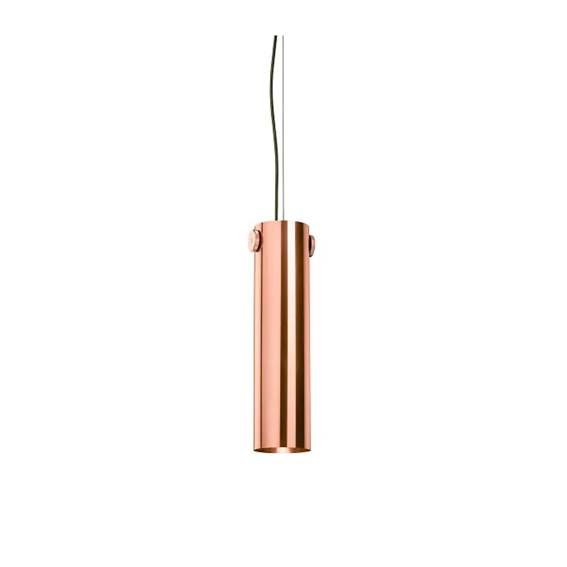 Cylindrical Metal Pendant Light