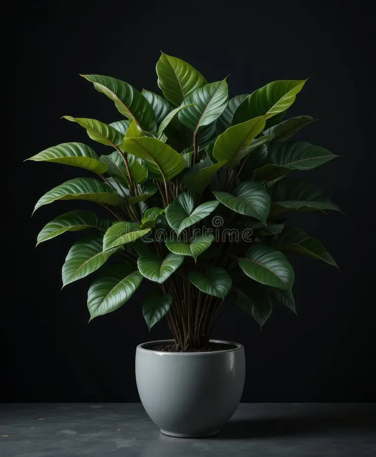 Modern Green Potted Plant