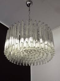 Tiered Crystal Prism Chandelier