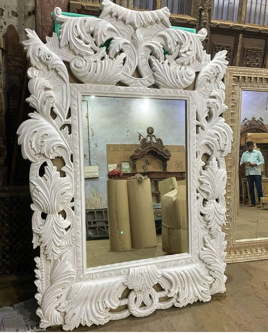 Indian Ornate Wall Mirror