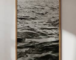Black and White Ocean Wall Art