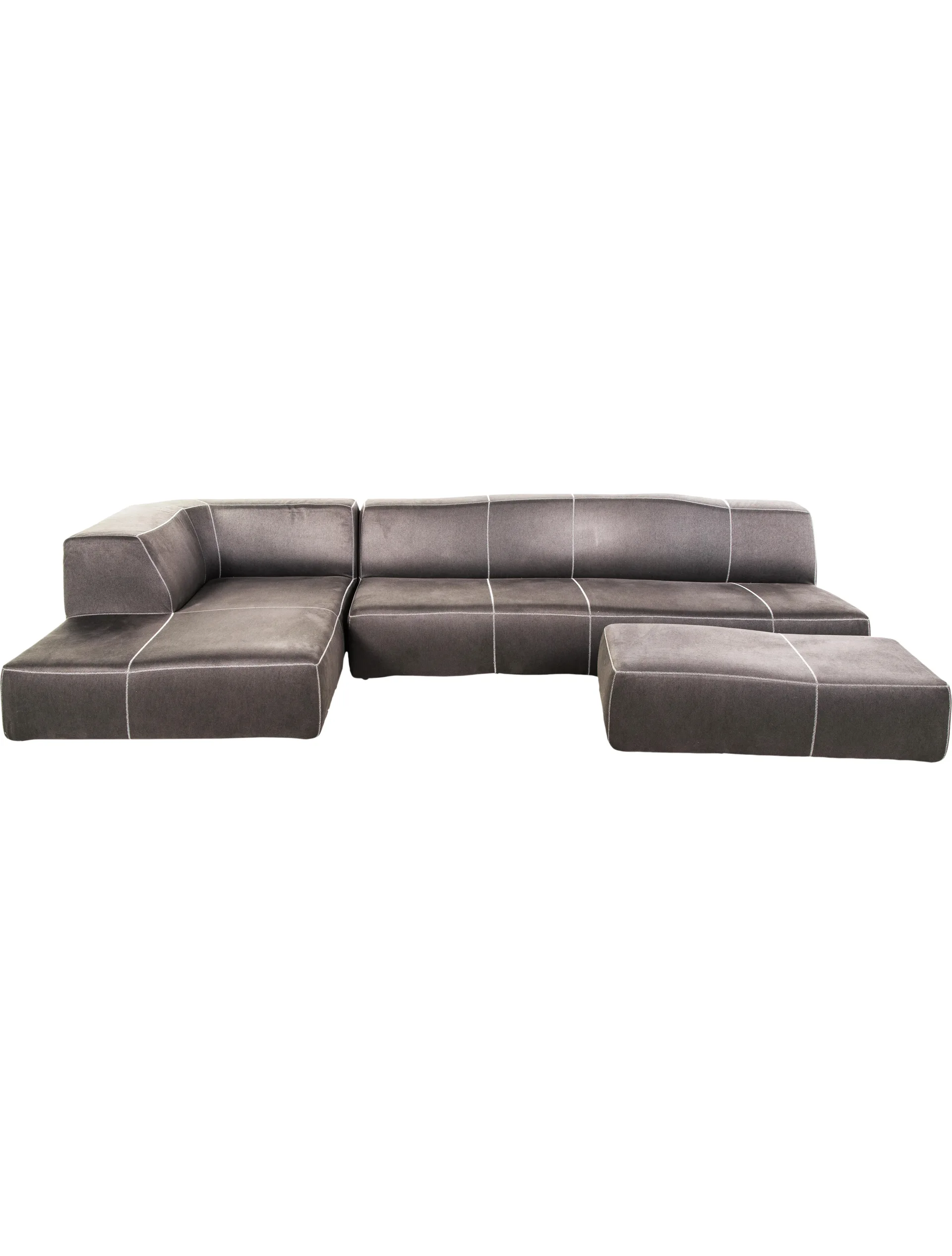 B&B Italia Bend Modern Gray Modular Sectional Sofa