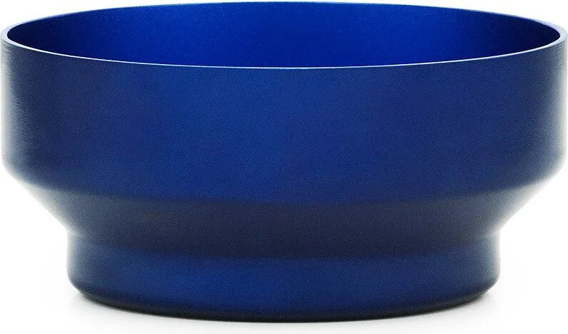 Meta Solid Blue Decorative Bowl
