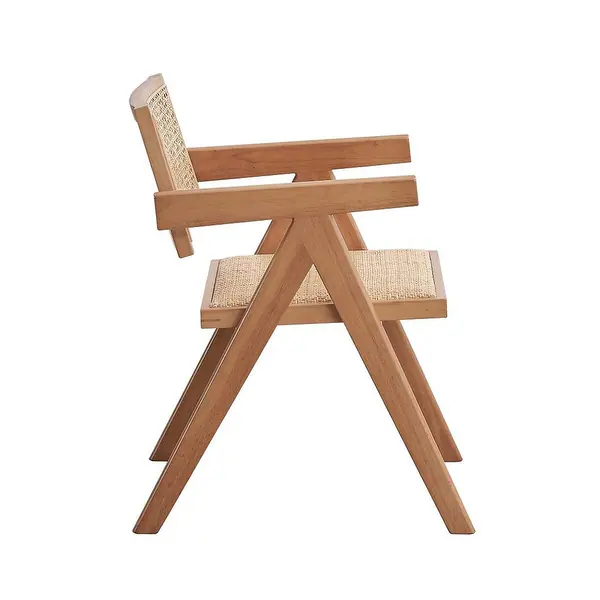 Mid-Century Modern Rattan Dining Chair
