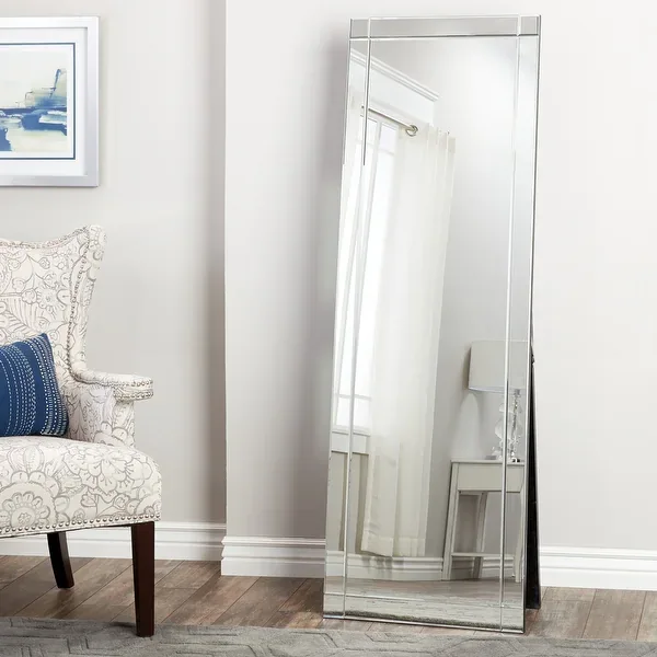 Clarendon Rectangular Silver Full Length Mirror