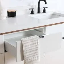 Sidney Modern White Bathroom Vanity