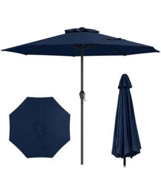 Market Solid Navy Patio Umbrella