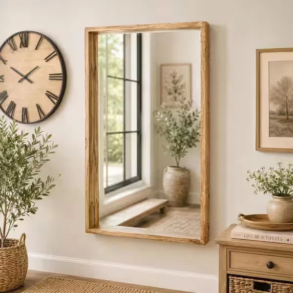 Minimalist Rectangular Framed Wall Mirror