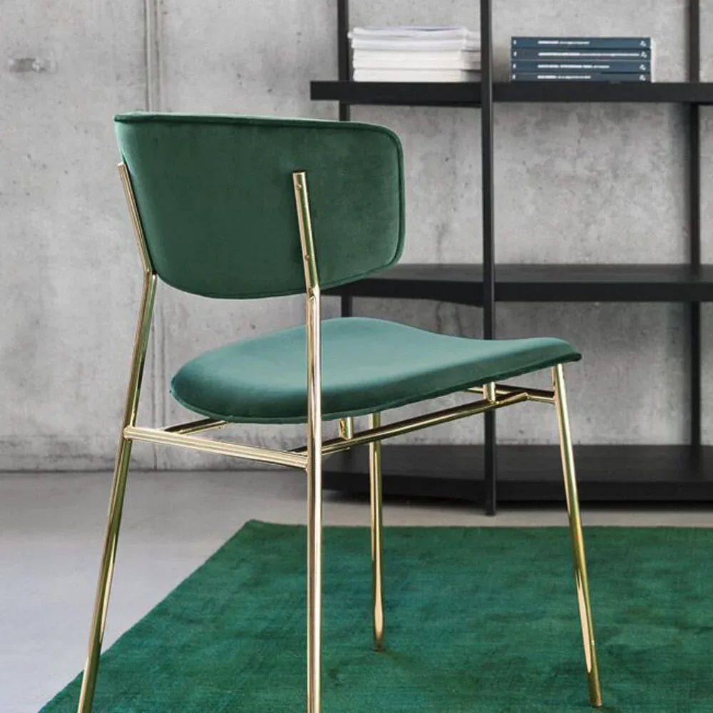 Green Velvet Dining Chair