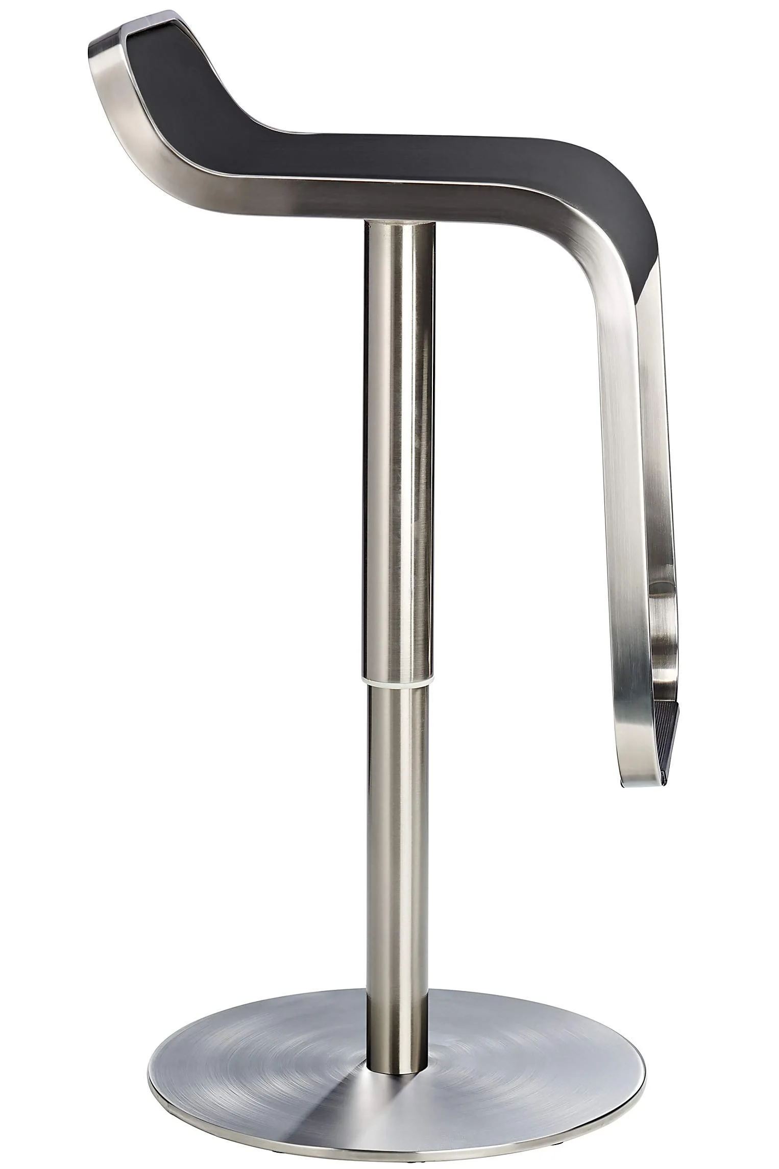 Vos Black Adjustable Bar Stool