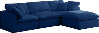 Navy Modular Sectional Sofa