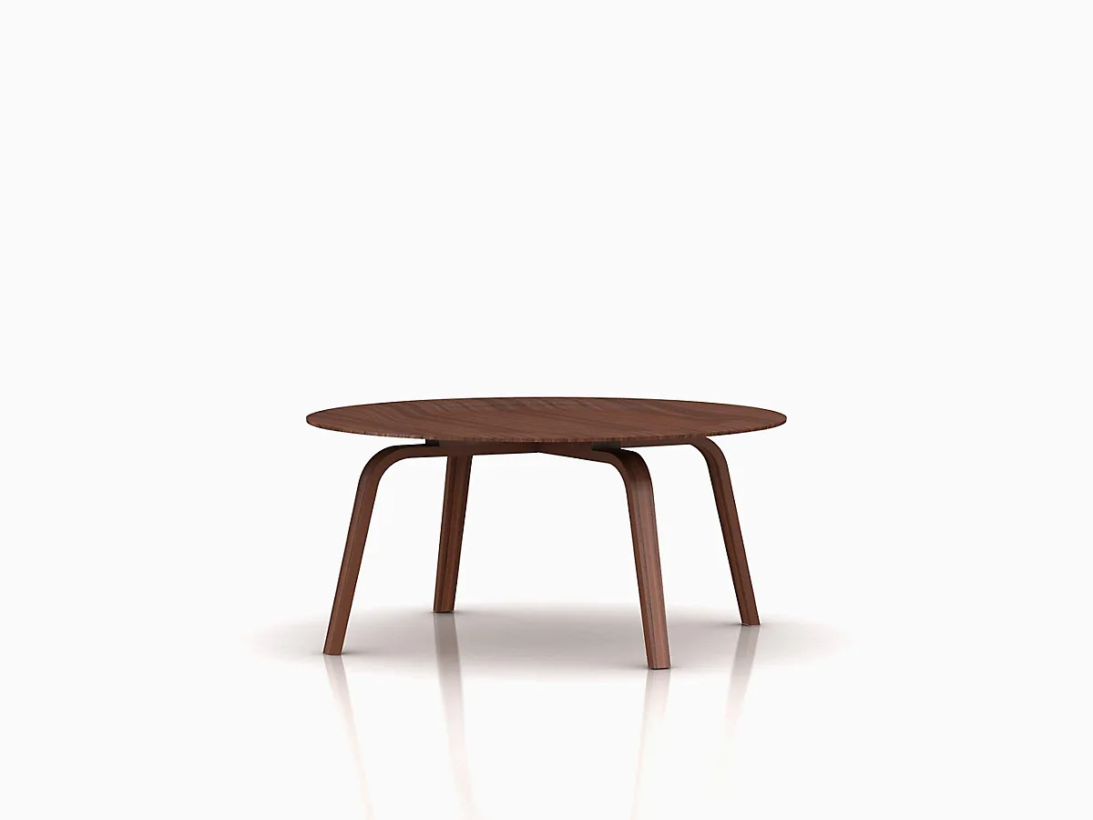 Round Wood Coffee Table