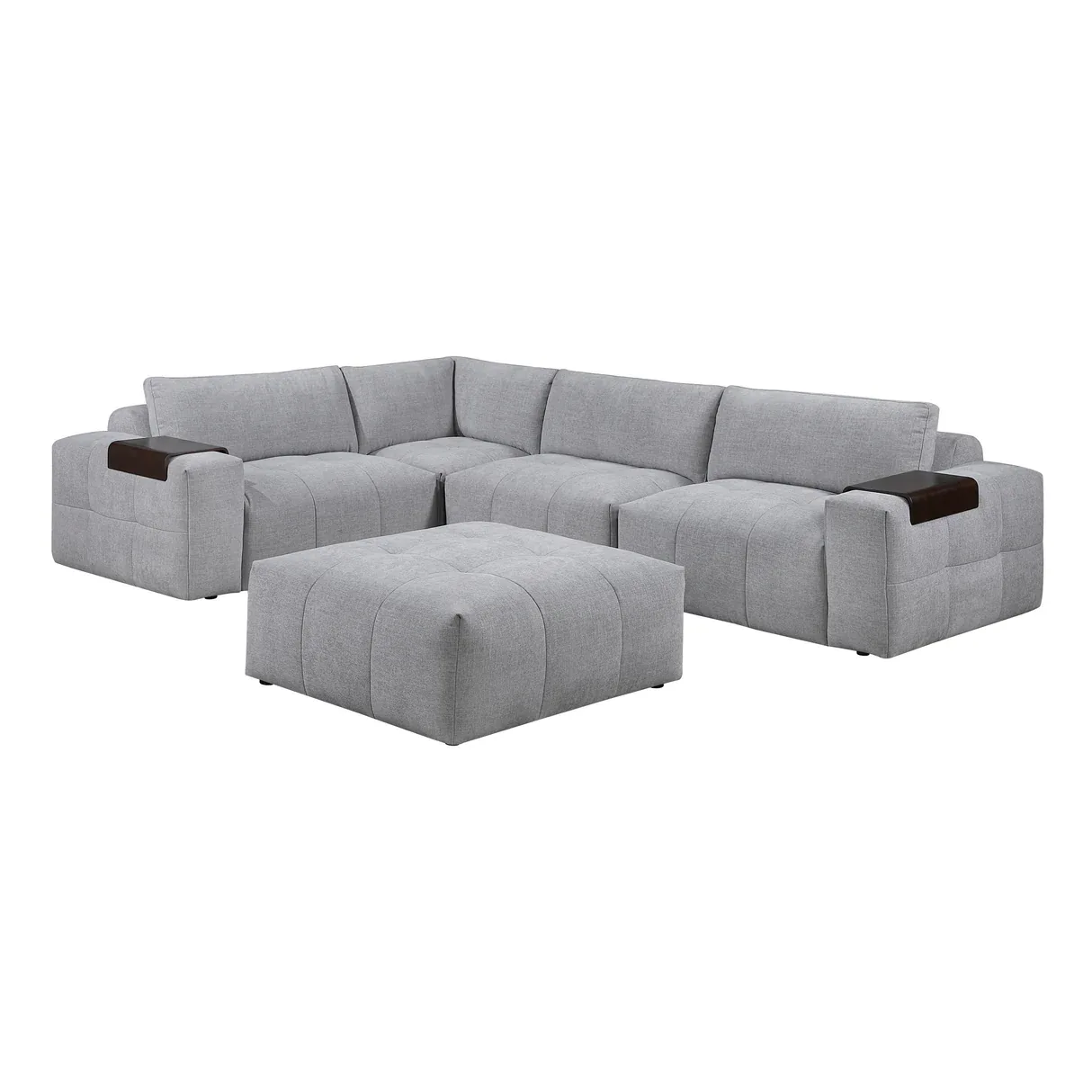Tidal Gray Modular Sectional Sofa