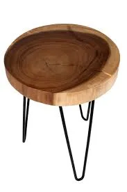 Kai Round Live Edge Side Table