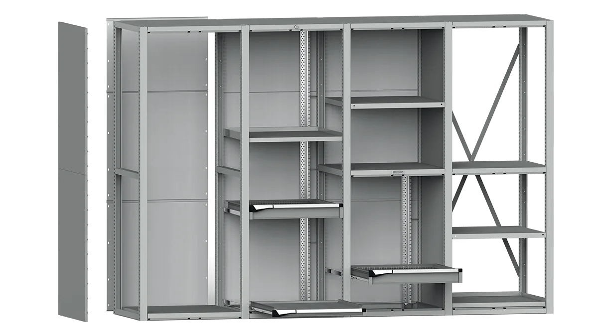 Industrial Metal Shelving