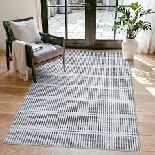 Striped Cotton Area Rug