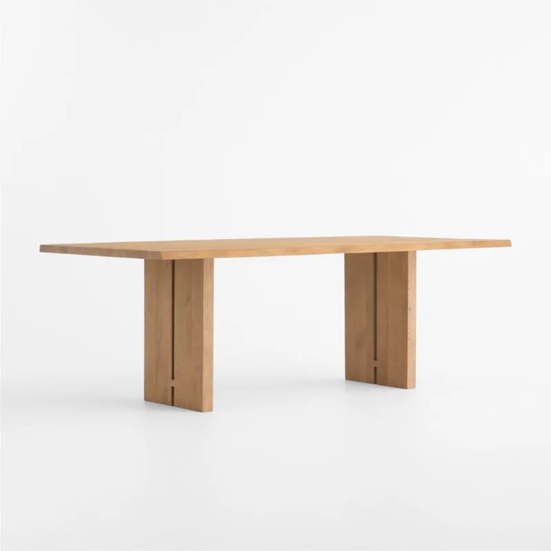 Solid Oak Rectangular Dining Table