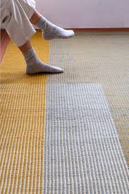 Haze Yellow and Gray Wool Area Rug