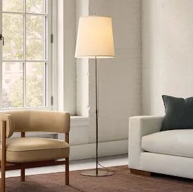 Bradleigh Minimalist Brass Floor Lamp