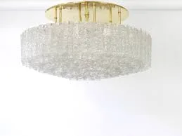 Doria Round Glass Tiered Chandelier