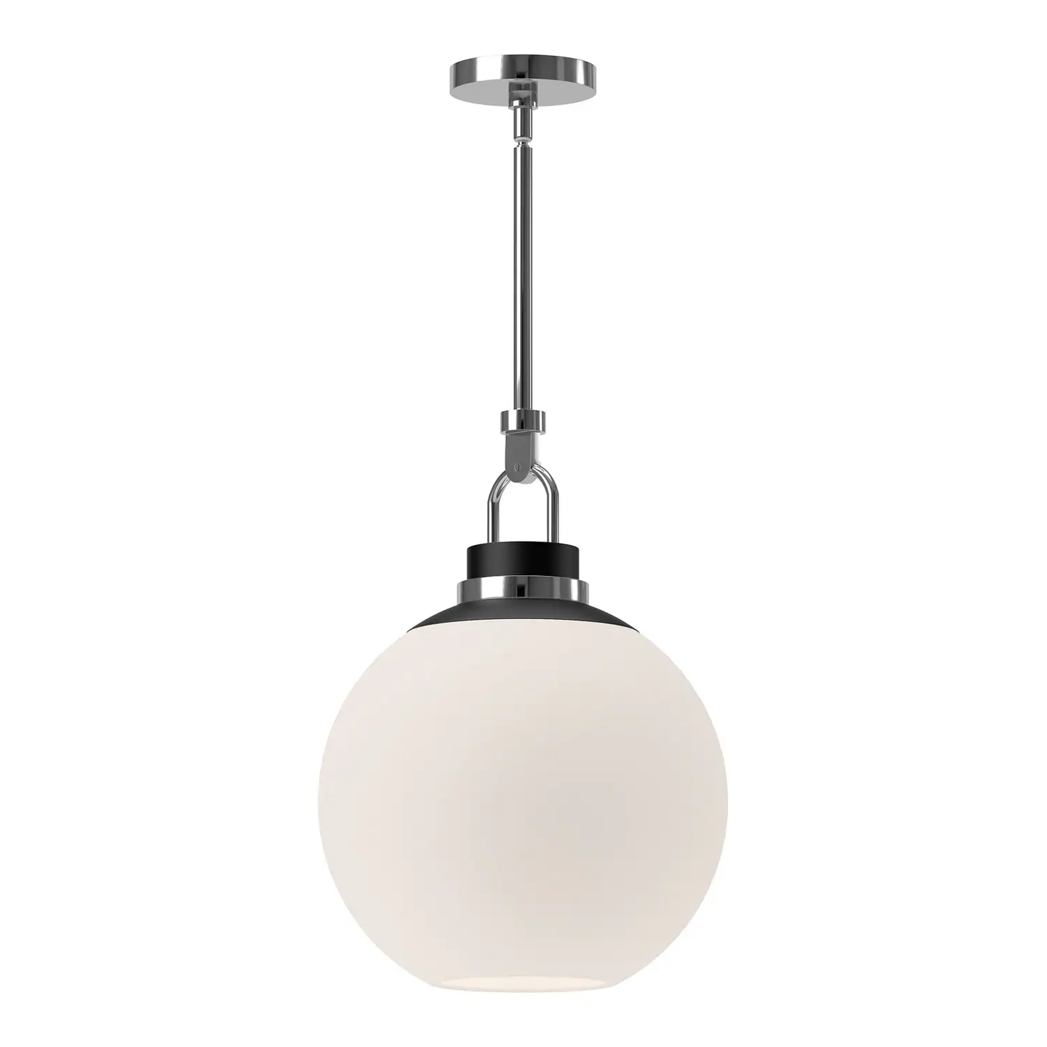 Alora Lighting Copperfield Polished Chrome Globe Pendant Light