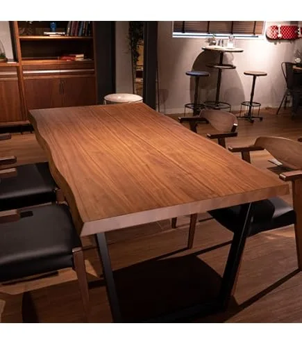 Rectangular Live Edge Dining Table