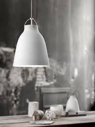 Caravaggio Matte White Metal Pendant Light