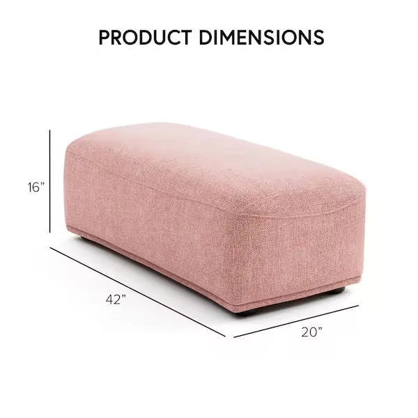 Rectangular Modular Ottoman